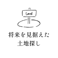 将来を見据えた土地探し