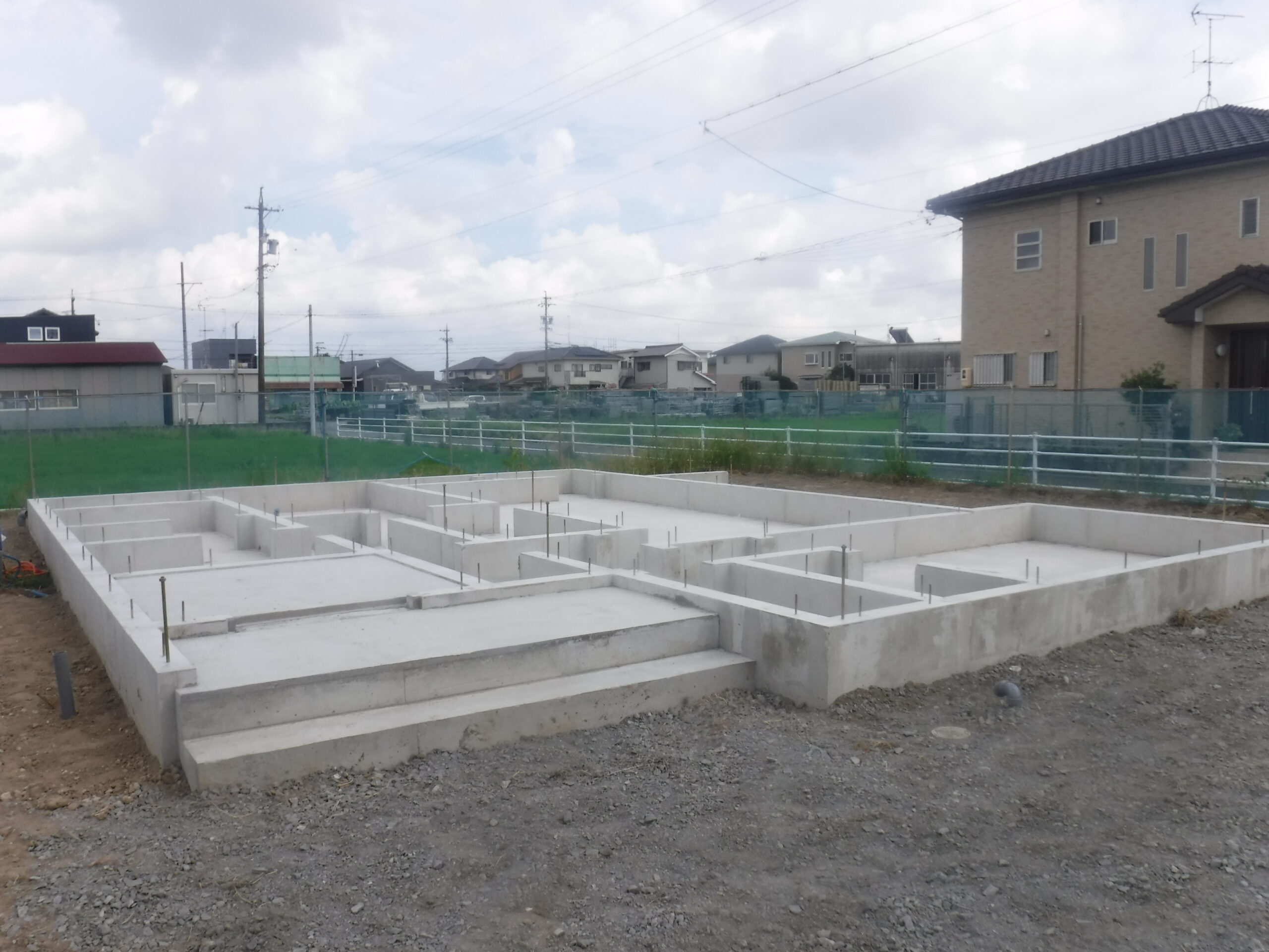 ◇基礎工事完了◇