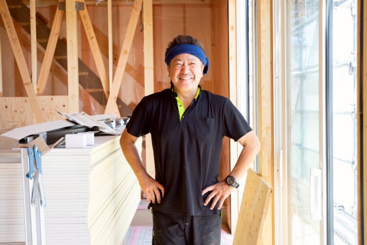 大工さんの写真撮影