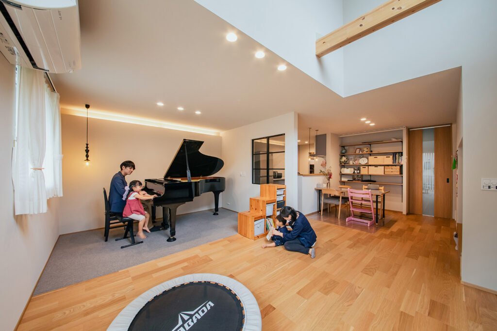 家族の暮らしを考え抜いたお家