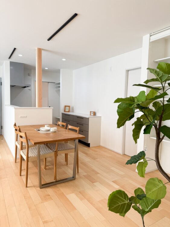 見学会会場のようす🌱