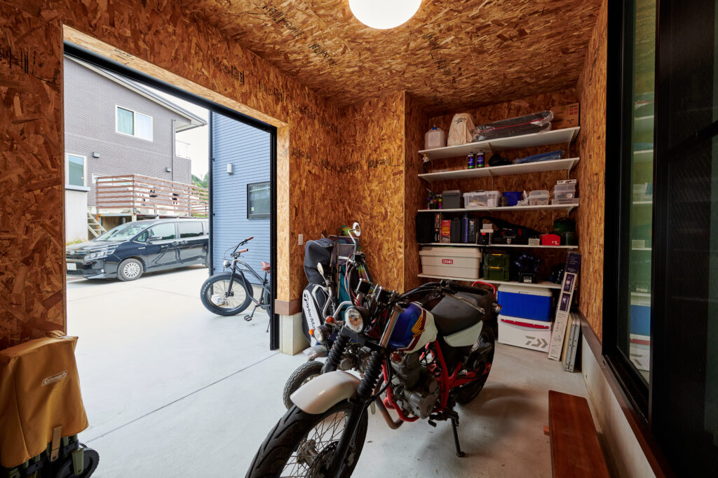 雨の日も安心♪インナーガレージの魅力