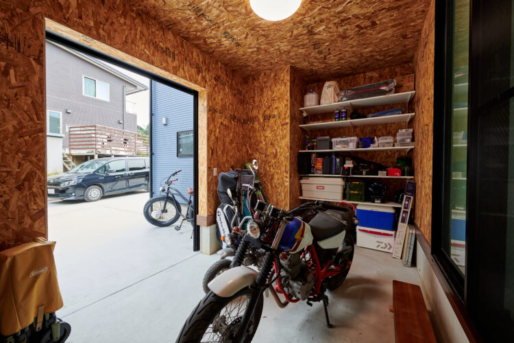 雨の日も安心♪インナーガレージの魅力