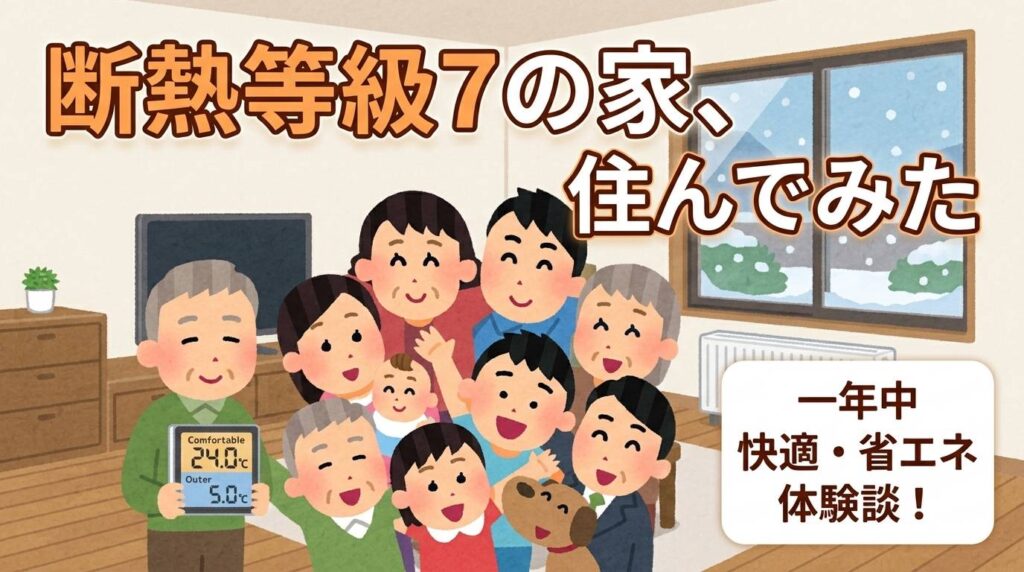 断熱等級7　住んでみた　１